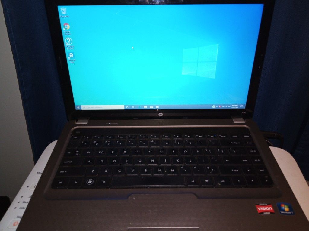 HP laptop with Windows 10