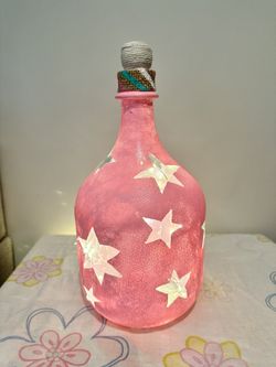 Brigth Pink  Star Lamp