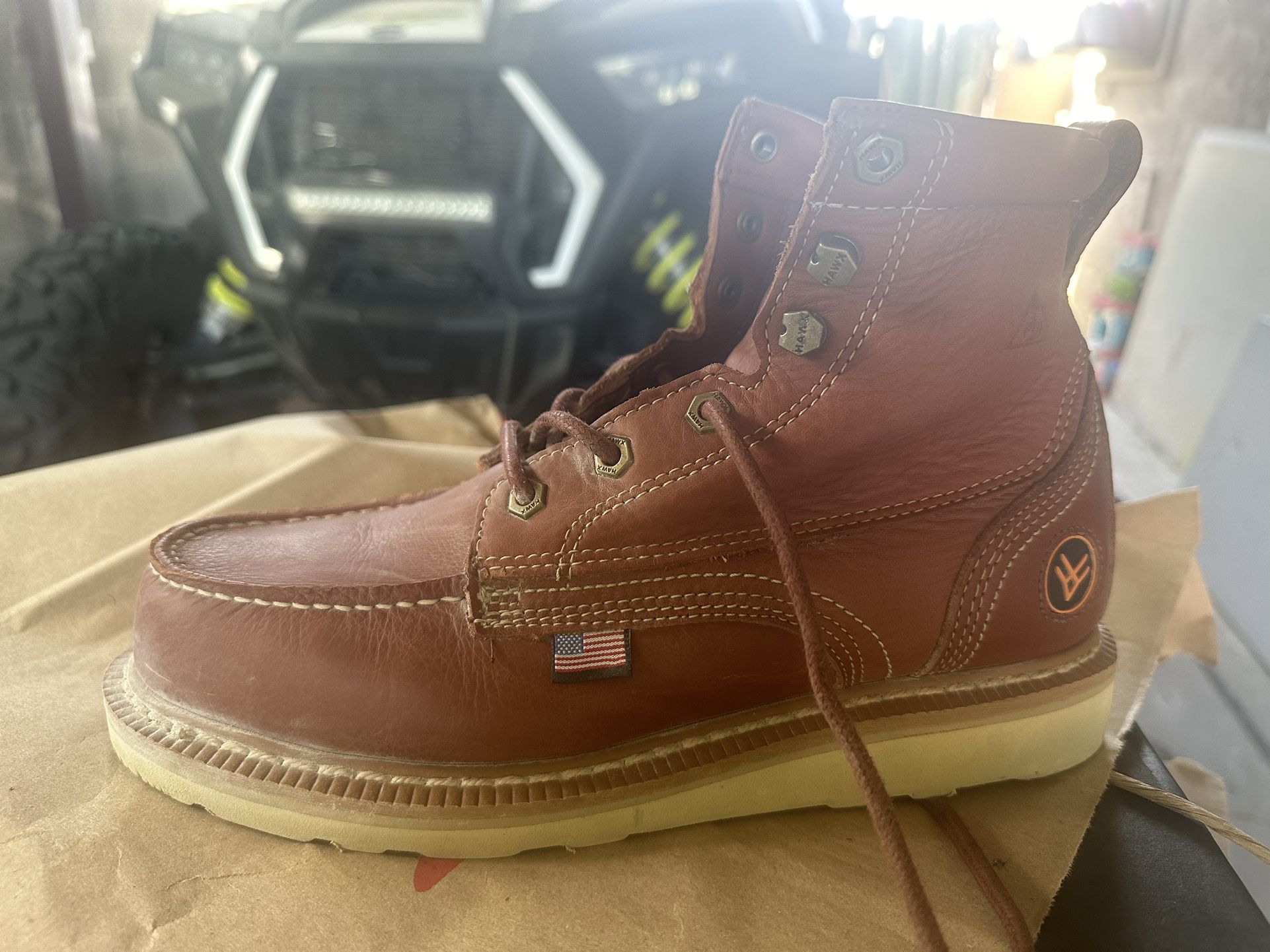 Hawks Work Boots Size9