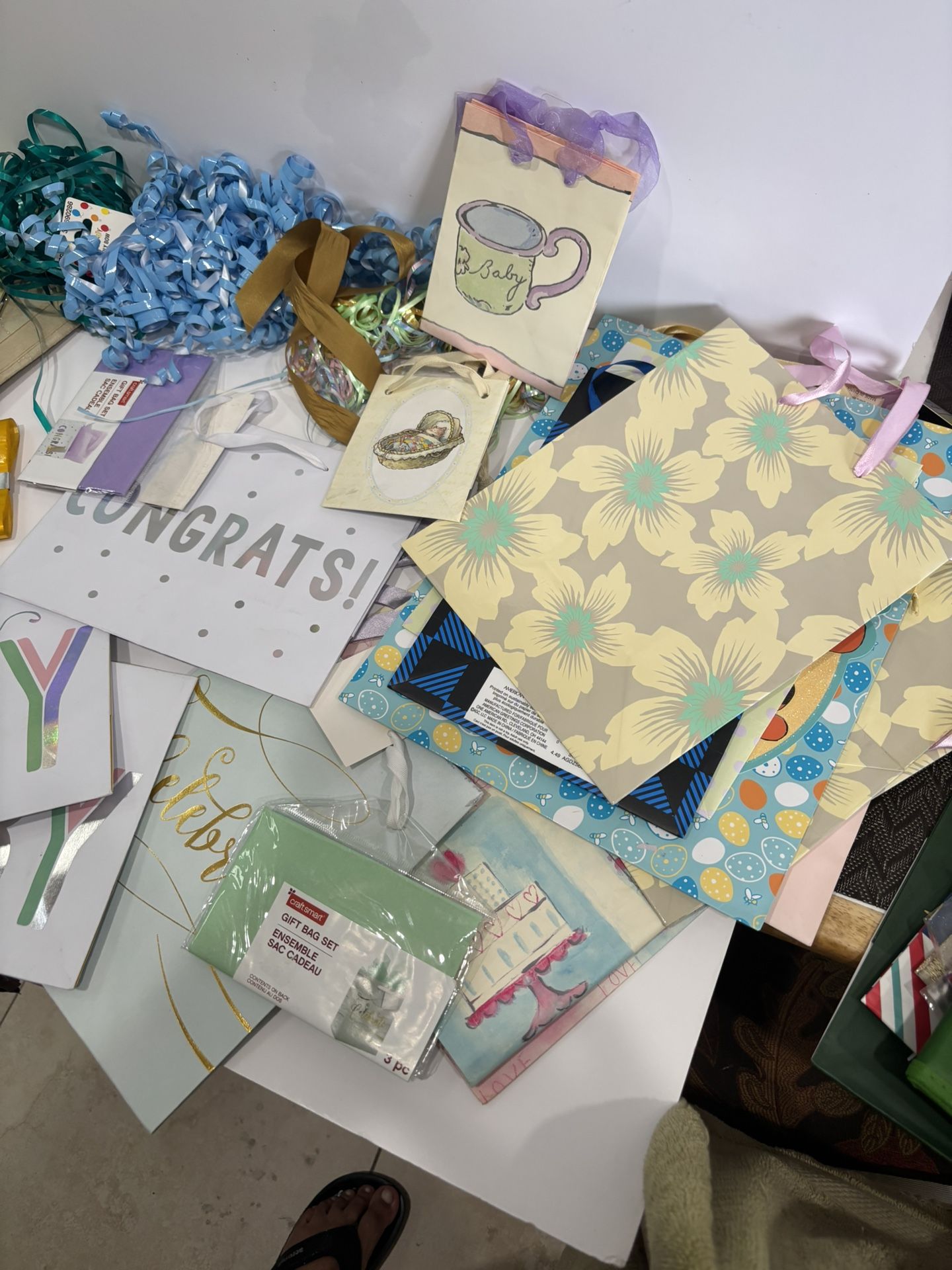 Gift Bags And Tissue Papers