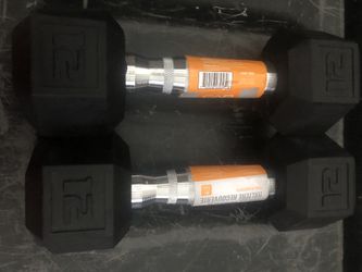 Set of 12lb dumbbells