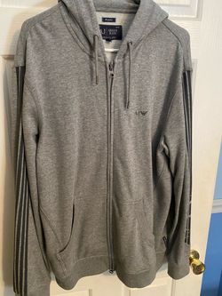 Armani Jeans Full-Zip Hoodie Sweatshirt