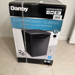 Danby 2.6 CU Mini Fridge - Brand New