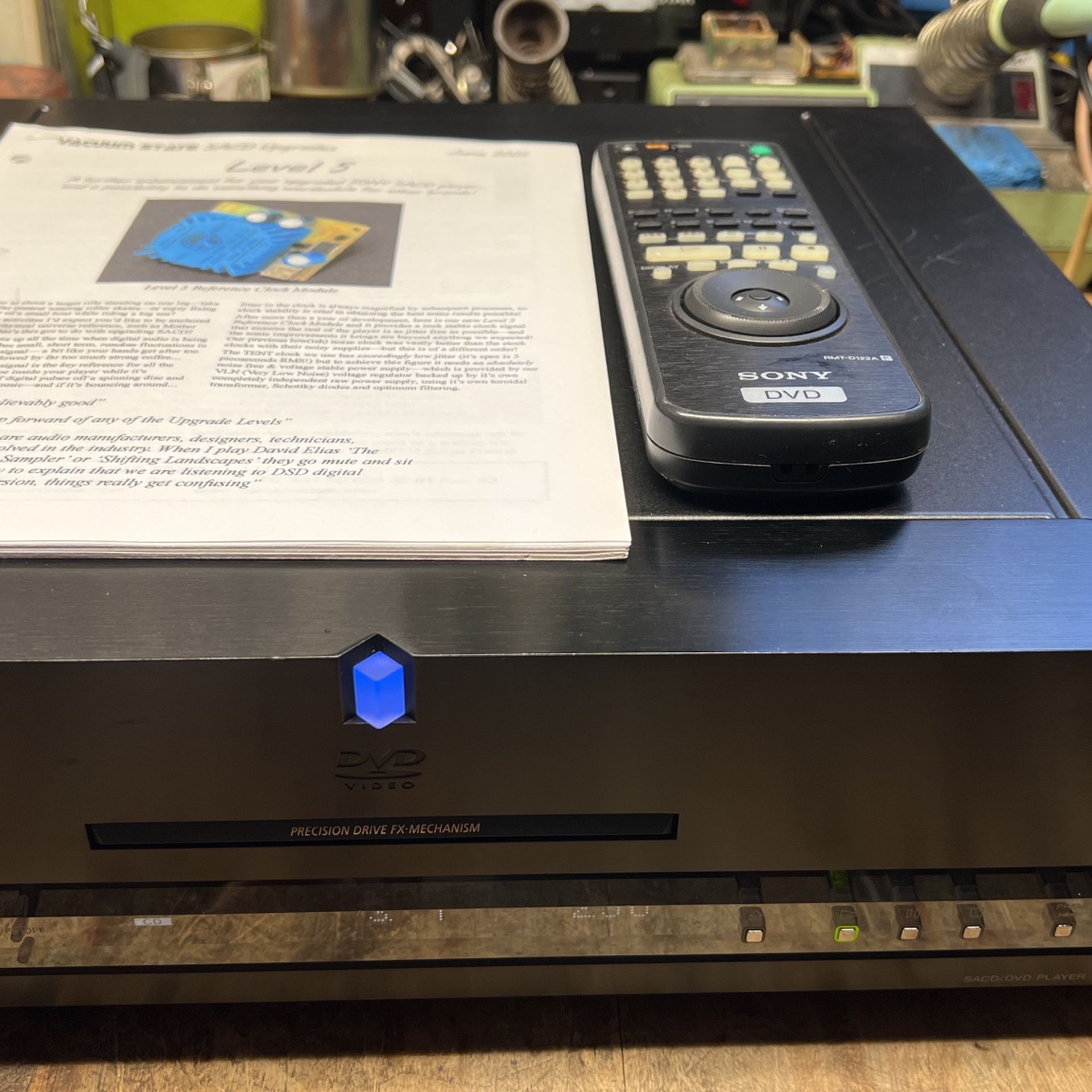Sony DVP-S9000ES SACD Player (Modded For Upgraded Sound)