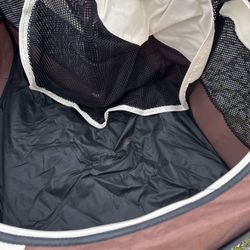 Brown Color Folding Playpen For Pets 80” Inch Diameter 