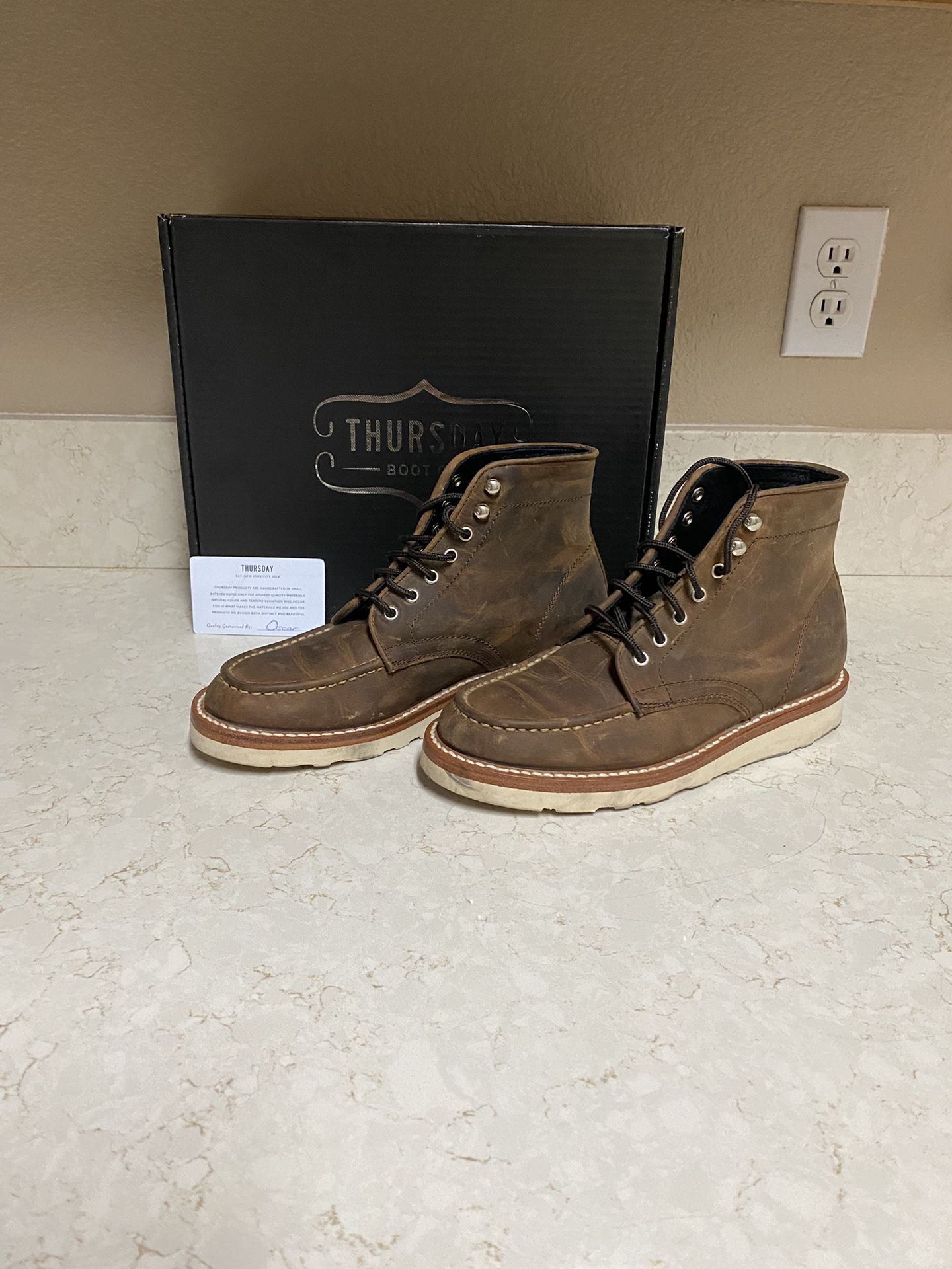 Thursday Diplomat Boot De Piel Size