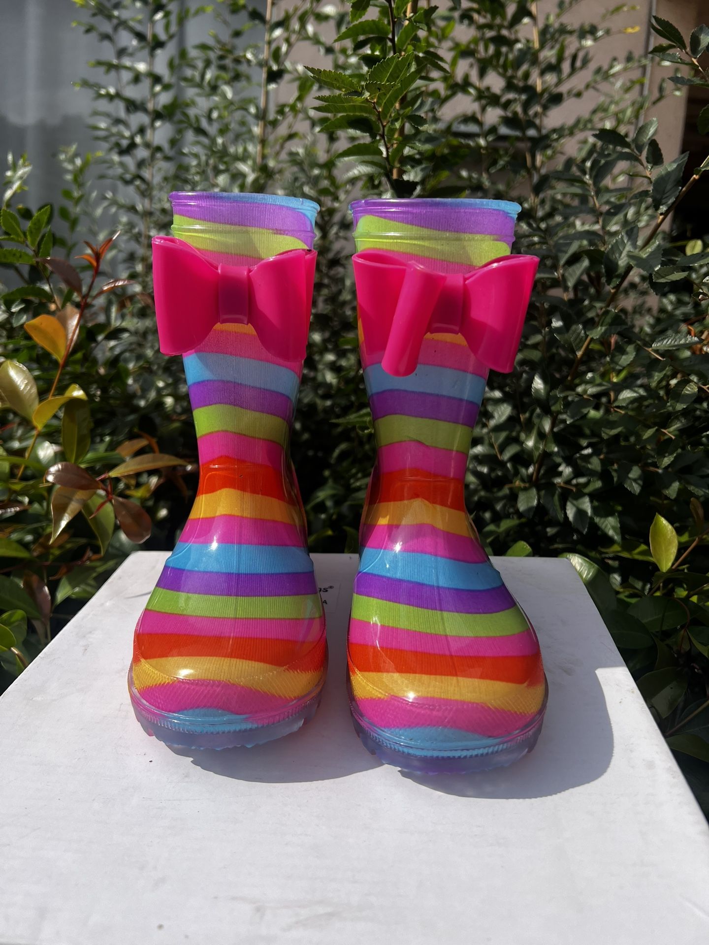 Rain Boots Girls Kids Sizes 11c,12c,13c,1,2,3,4