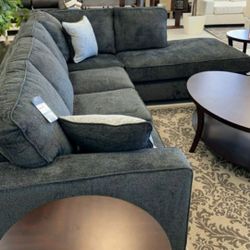 Brand New Slate & Alloy Sectional 