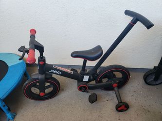 JMMD 6 in 1 Toddler Bike with Push Handle