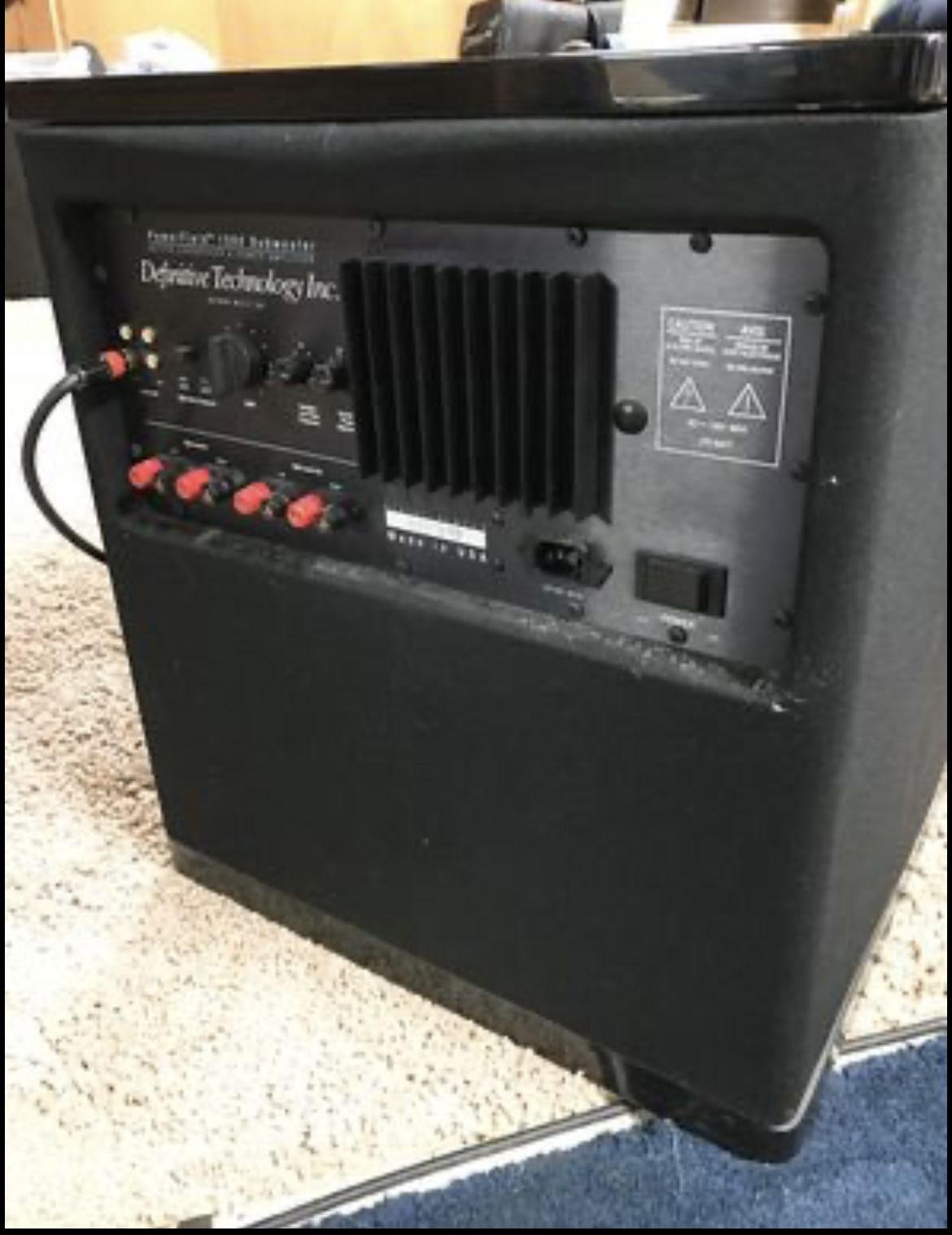 Definitive Technologies Powerfield 1500 subwoofer
