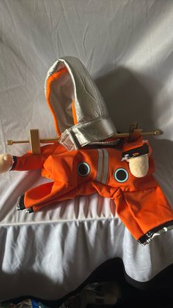 Disfraz para mascota tamano s astronauta