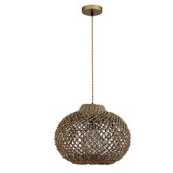 GL002D41-N ELE Light And Decor Arya 1-Light Brown Pendant Light