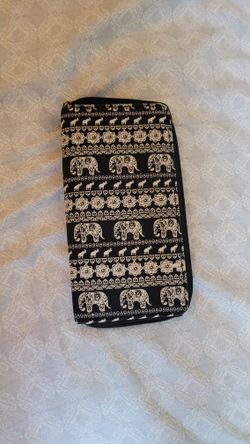 Elephant print wallet