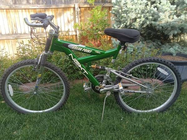 Break Point Next Mountain Bike Bicycle 21 Speed Index Shifting