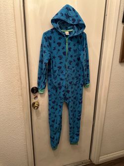 Cat & JACK Boys' Union Suit Sleepwear w/Pockets, Blue, Size 10