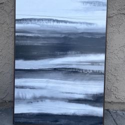 Black And White Abstract Art