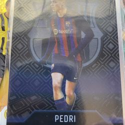 Pedri Barcelona Topps Black Edge Edition Card Mint