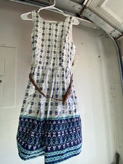 XL Floral Design Short Dress