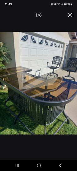 Patio bar no bar chairs