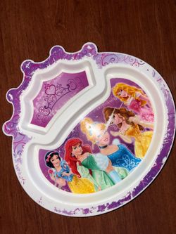 Disney princess plate