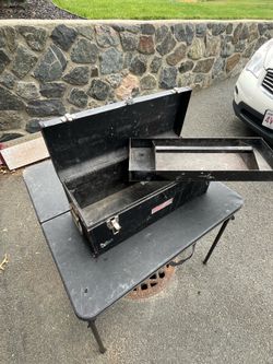 Heavy Duty 24” Black Toolbox