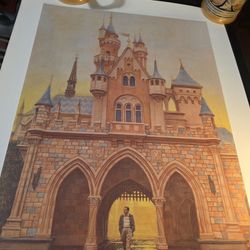 Disney Print Signed By Artist