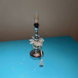 Sparkling Crystal Flower Lamp