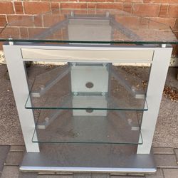 Great Furniture Glass Metal Media Center