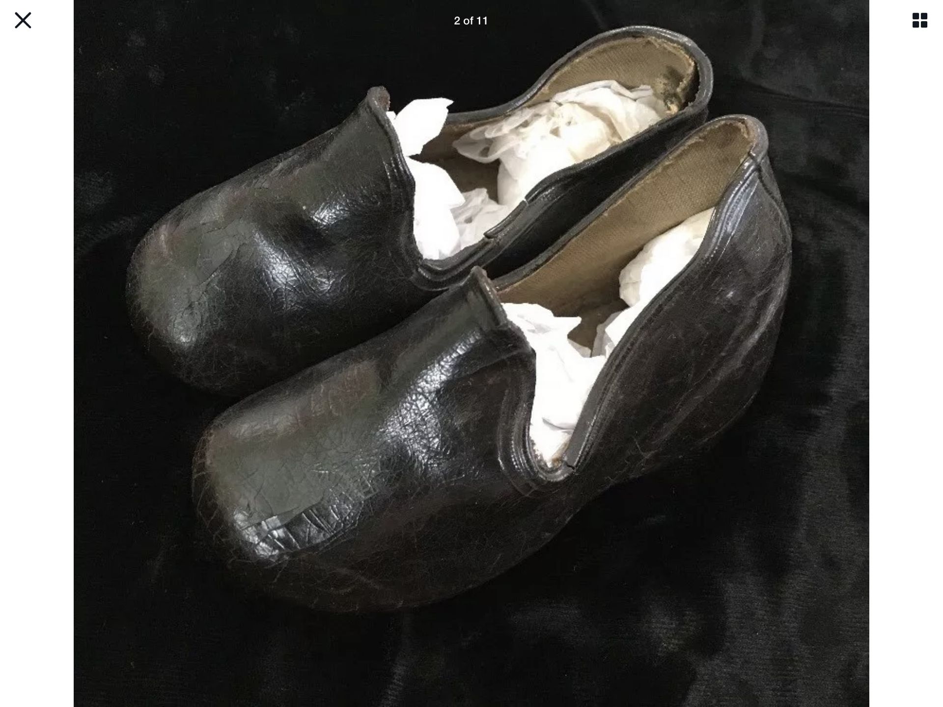 Extremely RARE OLD RUBBER COLONY COMPANY Baby Shoes Marked Size 3 Made in USA