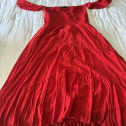 Lovely Off The Shoulder Sun Dress