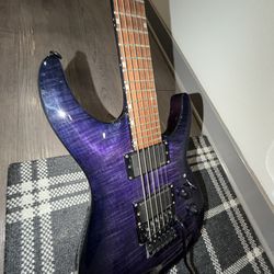 ESP LTD MH-350 Purple Electric Guitar with EMG Pickups and Floyd Rose