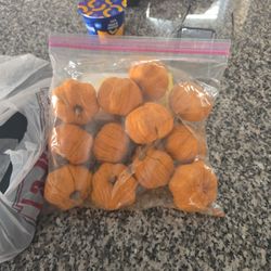 Pumpkin bowl decoration