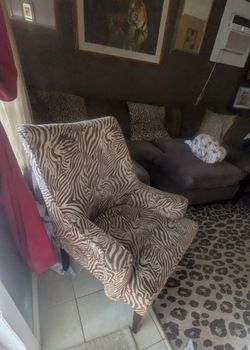 Pier 1. Imports brown zebra chair