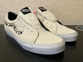 LOW TOP VANS/OFF WHITE LEOPARD STRIPE