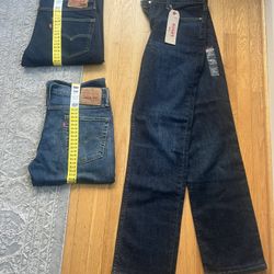 New Mens Levi's 514 32 x 32 straight fit jean