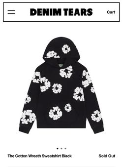 Brand New Denim Tears Cotton Wreath Hoodie 