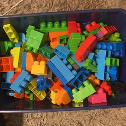 Bins And Toys (Race Tracks And Blocks)