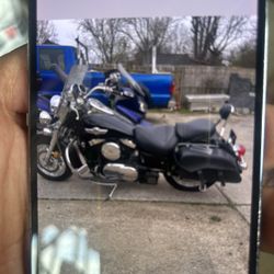 Motorcycle black and gray 2007