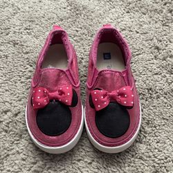 Baby Gap Disney Minnie Mouse Slip Ons Shoes Size 9US