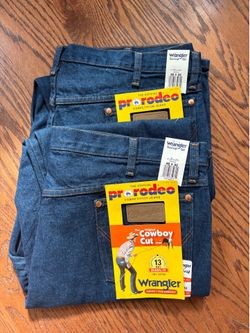 3 New Pair of Men’s Wrangler jeans 40” X 32”
