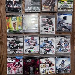 PS3 Games Play Station (buy 1 Or More) $5 Each 