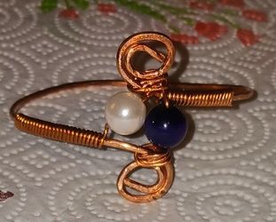 3pc Handmade Raw Copper Bangles