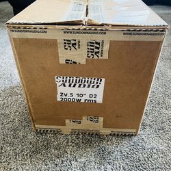 Sundown Audio 10” ZV5 Subwoofer (Brand New)