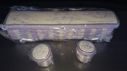 God's Little Lamb KEEPSAKE Jewelry Ceramic Christening Baptism Communion Easter Party Favors New Boxed