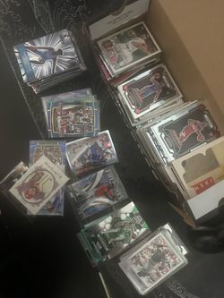 Box of Sports cards