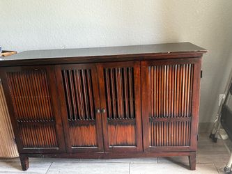 Solid Wood Storage Cabinet / TV Console – 52” Wide