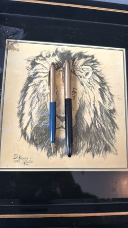 Two vintage Schaeffer pens with 14 K tip one is for lead and one is for ink