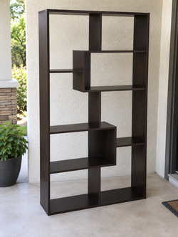 Black Geometric Bookshelf