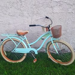 Women's Huffy Nel Lusso 24" Beach Cruiser Bike Bicicleta Basket 