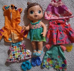 Baby Alive Doll & clothing set